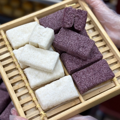 【茯苓/芡实糕】新鲜短保中式糕点紫米黑米茯苓糕健康零食早餐