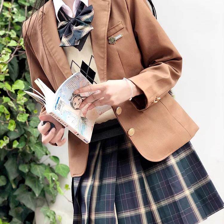 原创日系JK制服套装西装长学院风