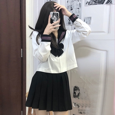 日系正版jk制服裙套装水手服原创