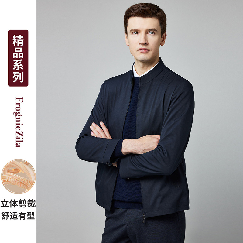 佛朗尼齐拉立领夹克外套