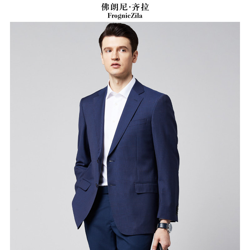 佛朗尼齐拉100%羊毛男士西服商务百搭婚庆单西经典西装外套男,男装,西服,淘宝优惠券,粉丝福利购,淘宝优惠卷