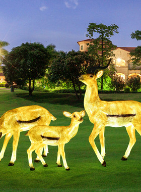 发光大型仿真动物藏羚羊