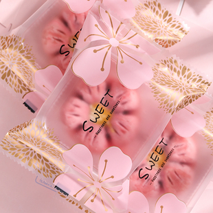 桃花酥包装袋鲜花饼传统糕茶点心月饼蛋黄知春酥绿豆糕透明机封袋