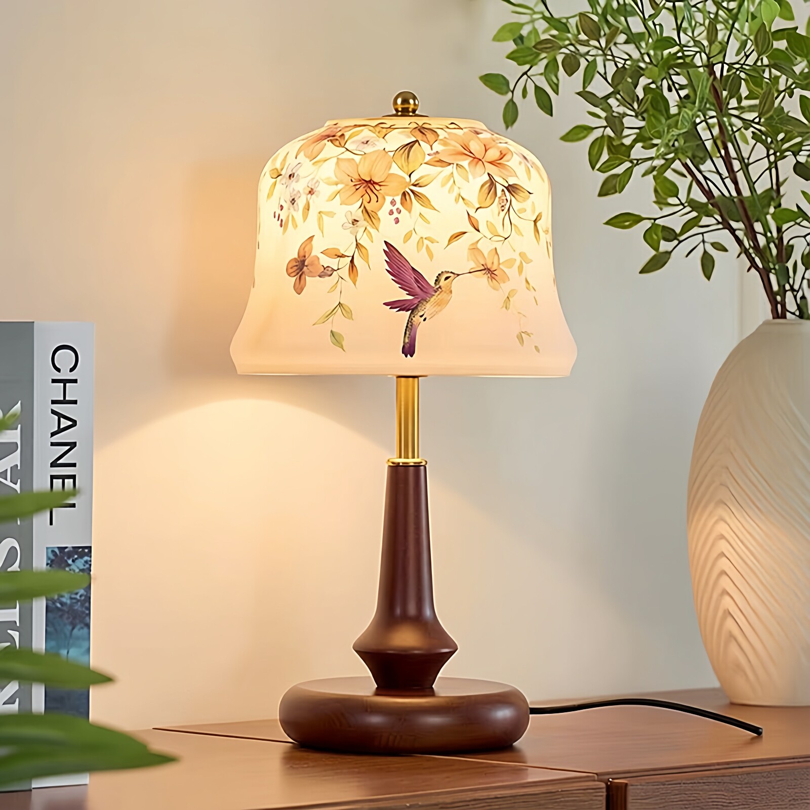 台灯卧室床头灯美式复古轻奢高级感结婚ins风书房中式温馨装饰灯