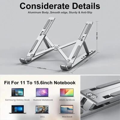 Portable Laptop Stand Aluminum Notebook Support Computer Bra