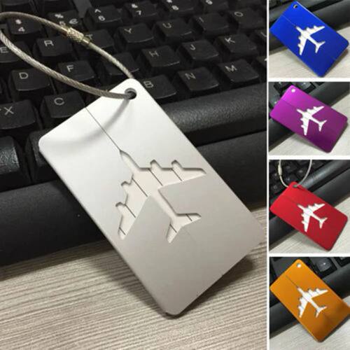 Aluminium Luggage Tag Travel Accessories Baggage Name Tags S
