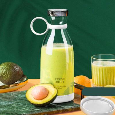 Juice Blender Portable Electric Juicer Bottle 6 Blades Shake
