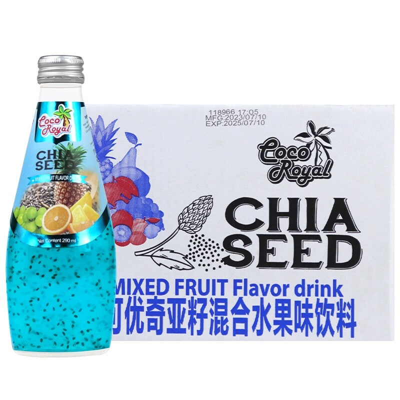 泰国进口可可优奇亚籽果汁饮料