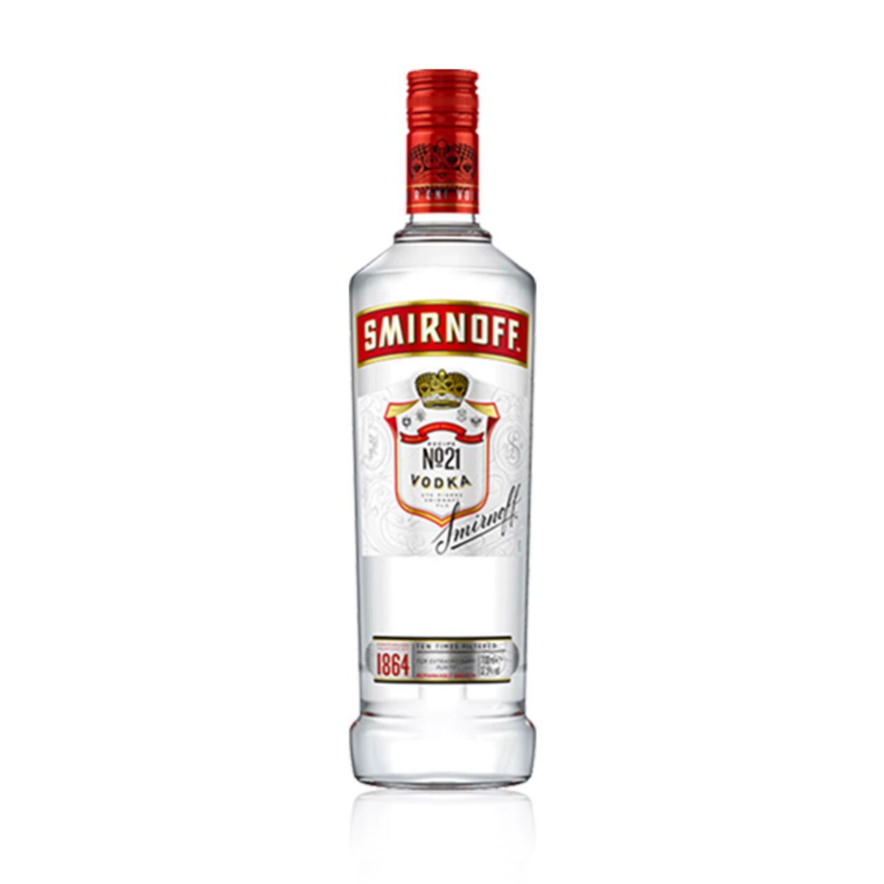 印度尼西亚进口洋酒 斯米诺红牌伏特加 皇冠 斯米诺伏特加700ml