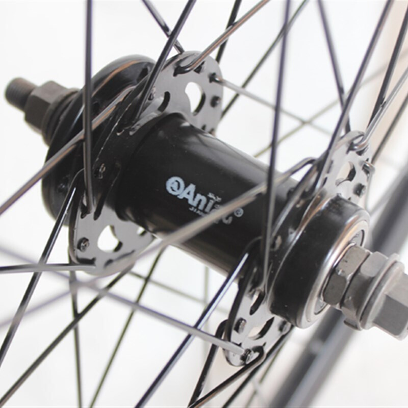 包邮山地车轮组自行车轴承前后26寸培林旋飞碟刹DV刹铝合金轮毂子