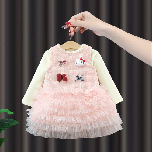 周岁女宝礼服秋冬2025新款