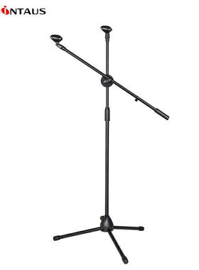 金正（NINTAUS）LP-HK话筒三角支架卡拉OK加厚型会议落地支架