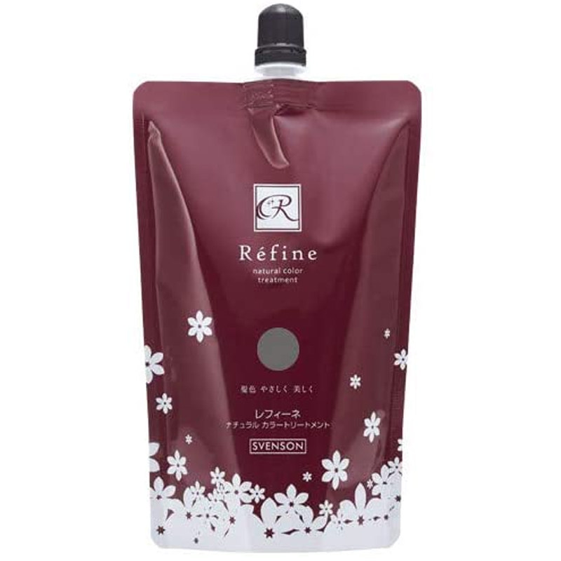 【日本直邮】莱菲奈Refine袋装染发膏300g深棕黑色栗棕纯植物染发