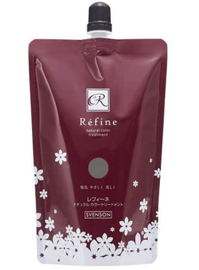 【日本直邮】莱菲奈Refine袋装染发膏300g深棕黑色栗棕植物染发