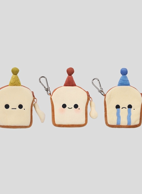 GOODBAI GOODEES情绪生日面包零钱包