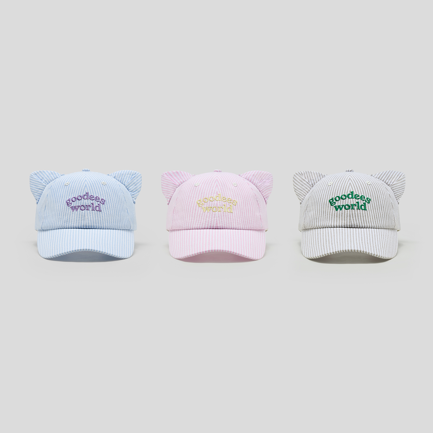 GOODBAI GOODEES 猫耳logo棒球帽