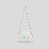 GOODBAI GOODEES星星烫钻slogan印花链条扭花充棉单肩包