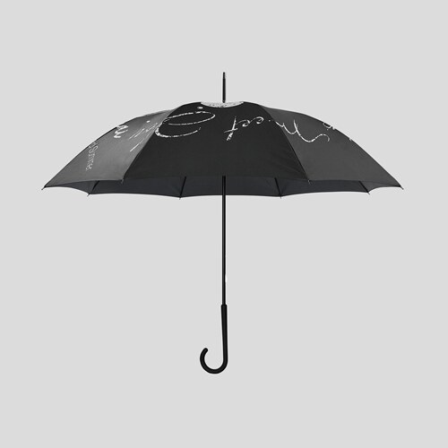 GOODBAI印花撞色长柄雨伞