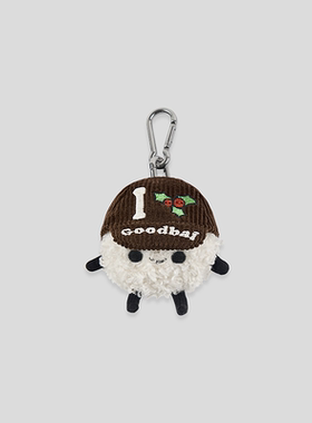 GOODBAI GOODEES棒球帽毛球钥匙扣