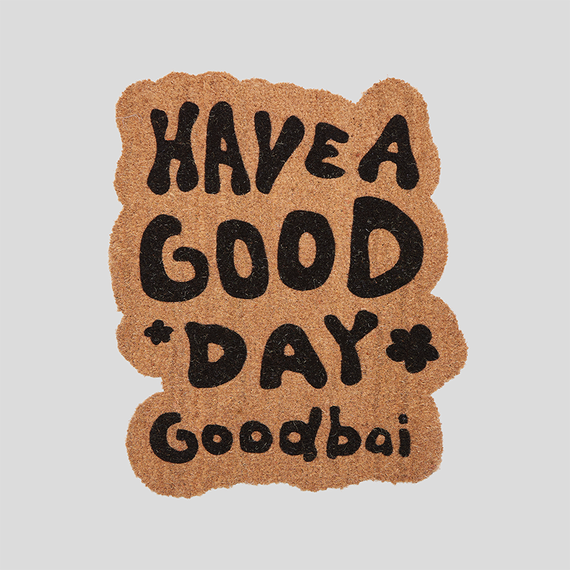 GOODBAIgoodday印花异形棕垫