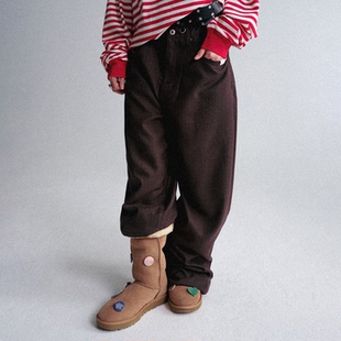 五角星贴布直筒长裤 新款 GOODEES GOODBAI