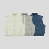 GOODBAI 填充马甲 无袖 RETRO LOGO