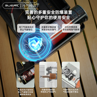 迷你卡式炉户外便携式燃气炉防风迷你炉露营装备燃气瓦斯炉两用