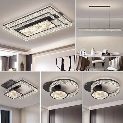 2025新款气ld吸顶灯卧室灯简约现代大客厅灯e房间674灯全屋套餐组