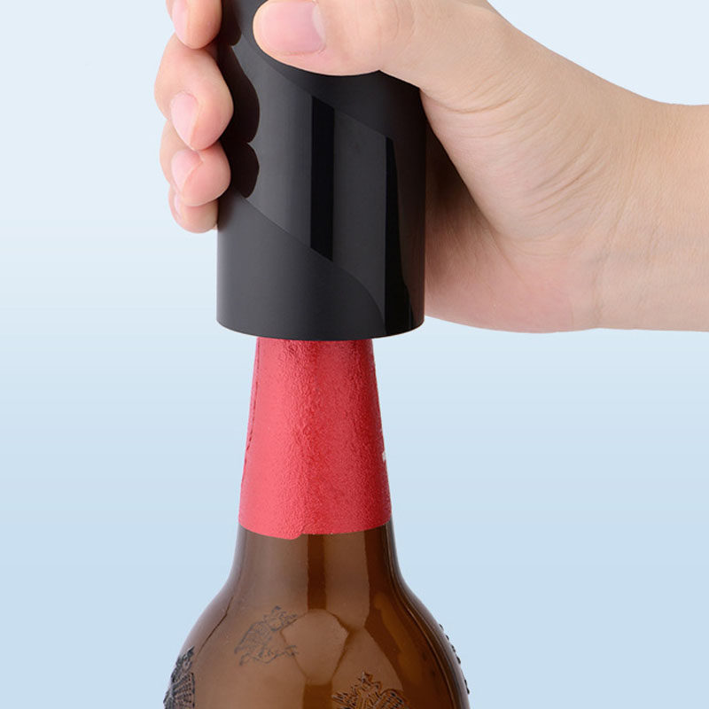 创意啤酒开瓶器无痕开酒起瓶器时尚按压开盖启瓶子家用酒起子磁吸