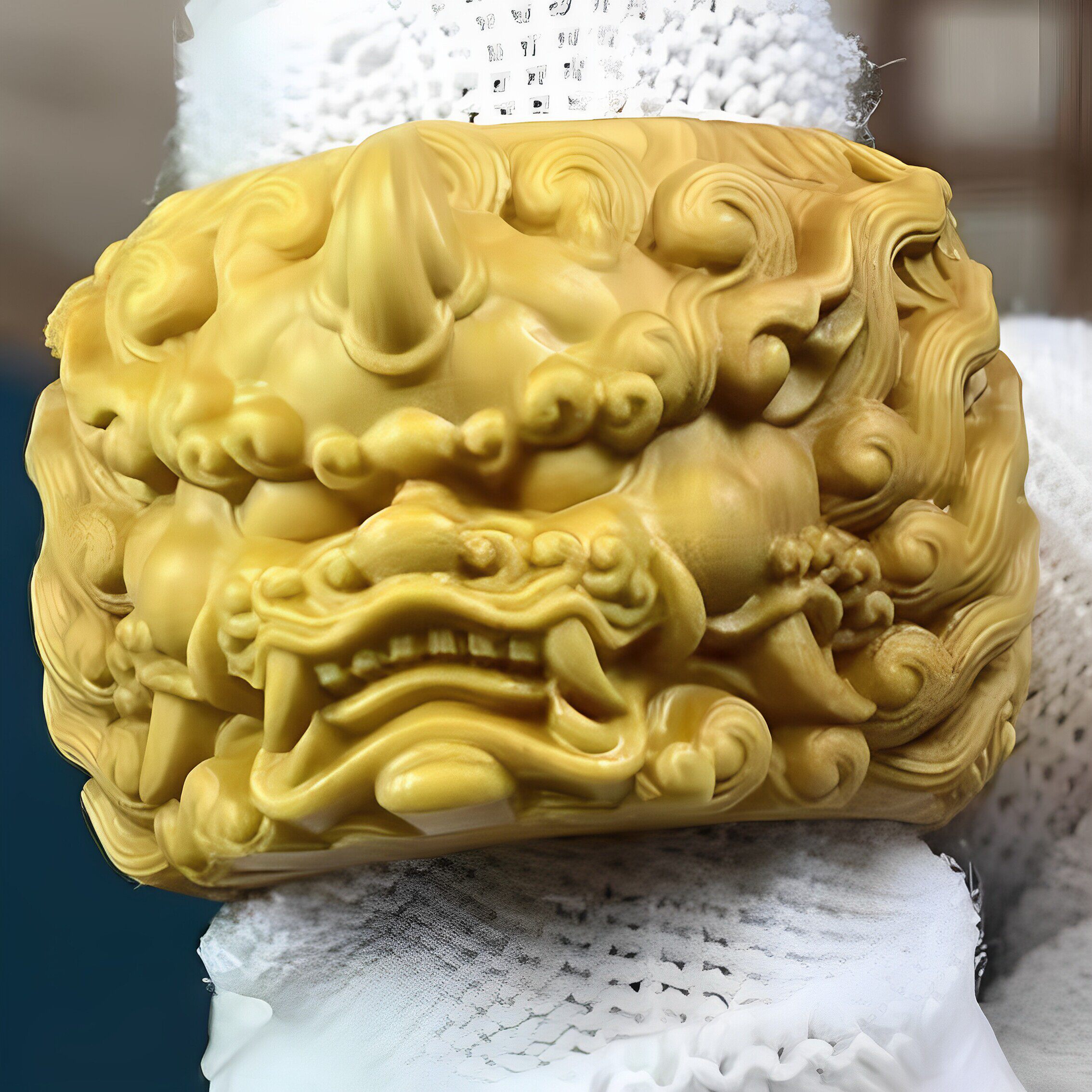 崖柏貔貅扳指男士大戒指