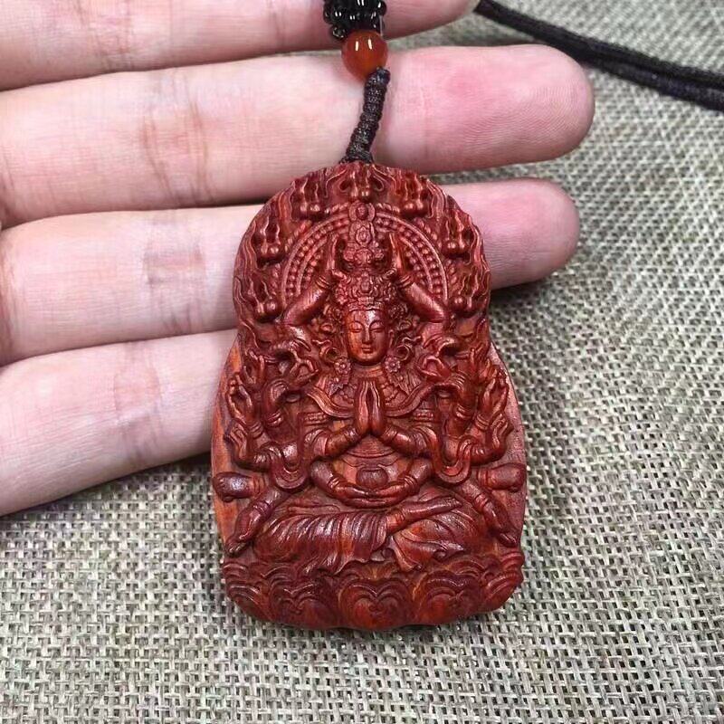 小叶紫檀千手观音本命佛