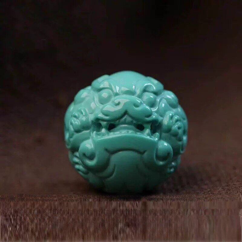 精工高瓷绿松石貔貅雕刻