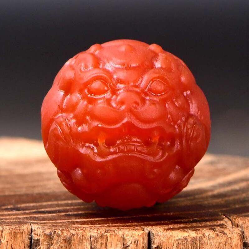 天然保山南红玛瑙貔貅散