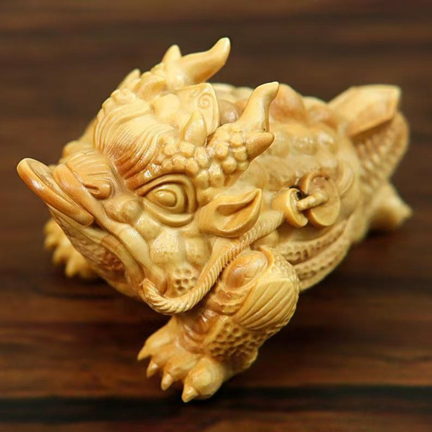 崖柏咬钱霸王三足金蟾木