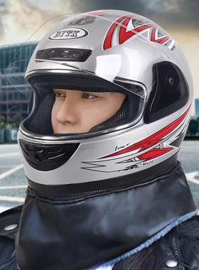 电动电瓶摩托车头盔男女四季通用冬季保暖防风防雾安全帽全盔1