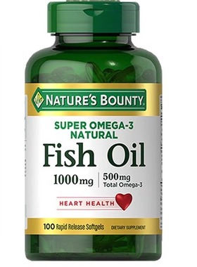 保税仓Nature‘s Bounty/自然之宝超级OMEGA3深海鱼油软胶囊100粒