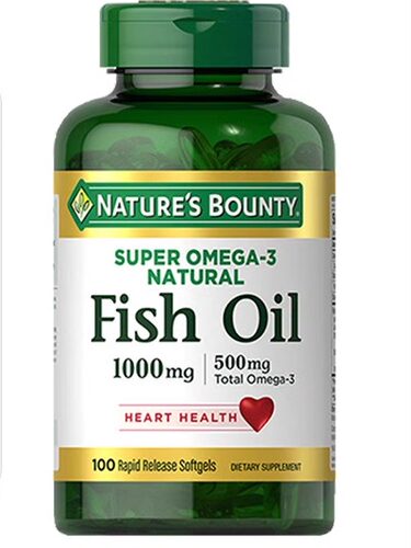保税仓Nature‘s Bounty/自然之宝超级OMEGA3深海鱼油软胶囊100粒