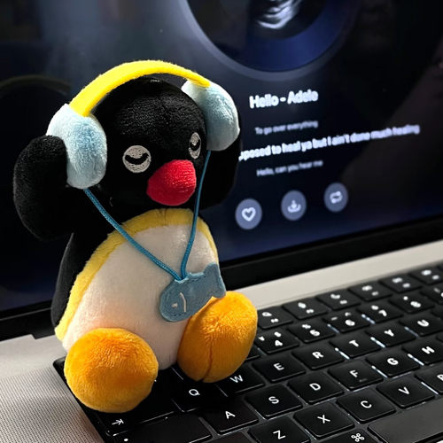 pingu“耳机企鹅”毛绒公