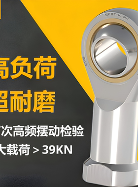 进口免维护鱼眼关节杆端轴承气缸接球头SI4 5 6 8 10 12 14 20TK