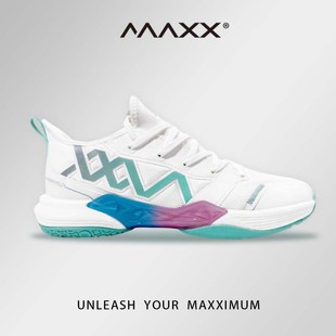 减震透气比赛训练运动鞋 2025男女款 耐磨防滑羽毛球鞋 MAXX2025新款