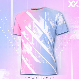 大赛服休闲户外圆领运动服 透气速干羽毛球服半袖 MAXX玛速夏季 新款