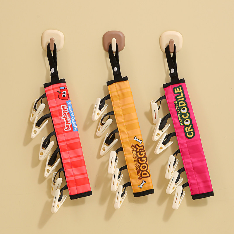 旅行折叠衣架便携旅游酒店出差宿舍布艺挂架晾衣迷你袜子内衣夹子,收纳整理,便携衣架,淘宝优惠券,粉丝福利购,淘宝优惠卷