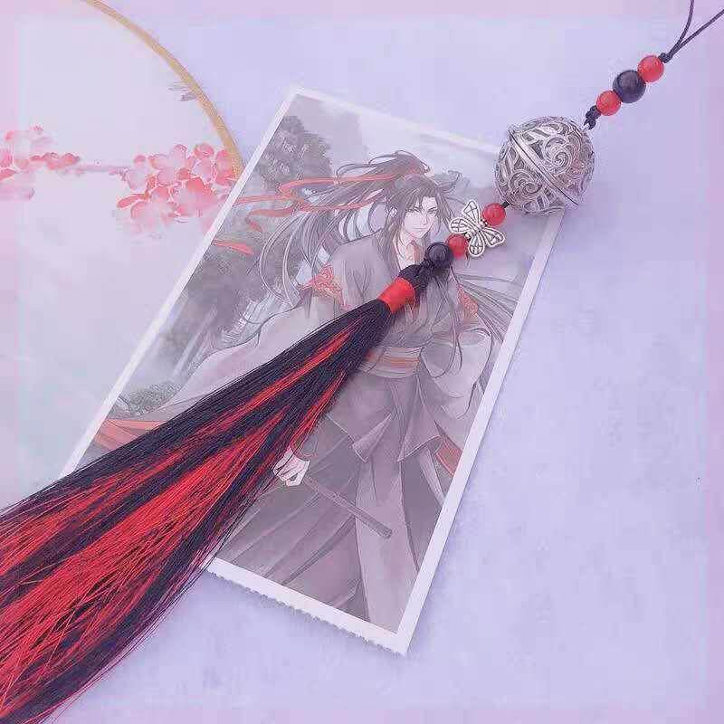 书包挂件古风魔道祖师魏无羡腰间古风腰佩银铃清心铃宫铃流苏挂件