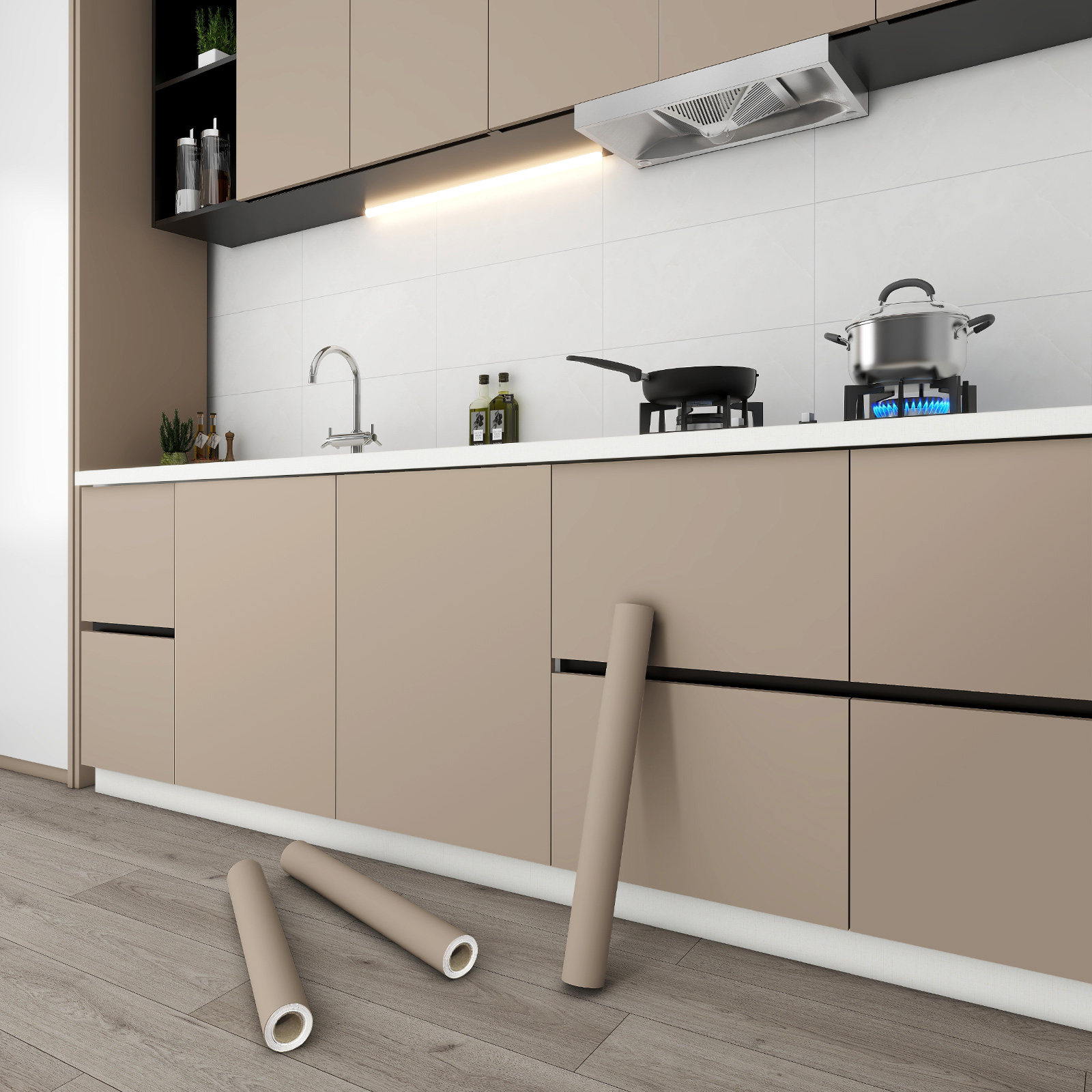 橱柜肤感贴纸家具专用贴膜加厚