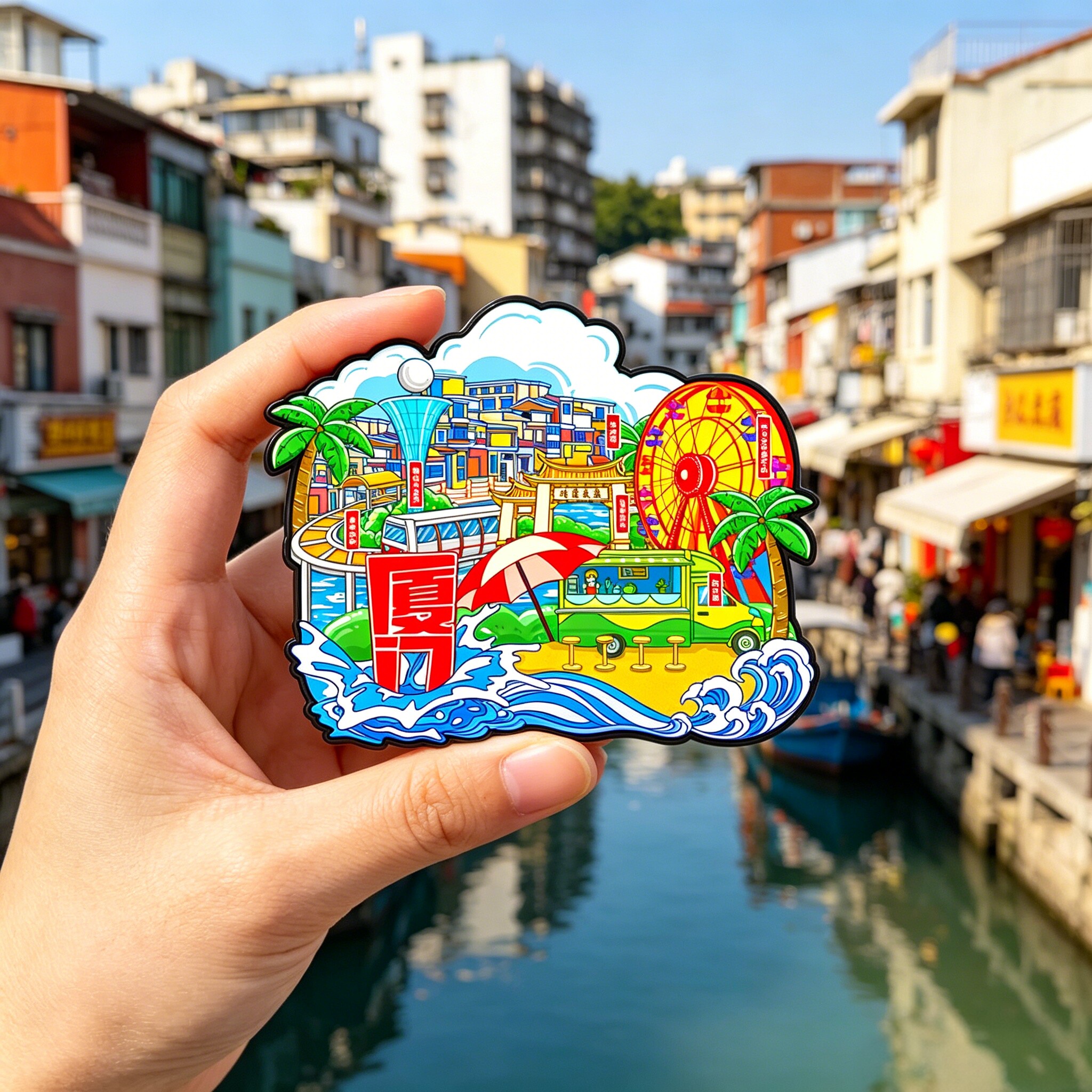 厦门热门经典文创冰箱贴纪念品旅游伴手礼磁吸冰箱贴送朋友福建