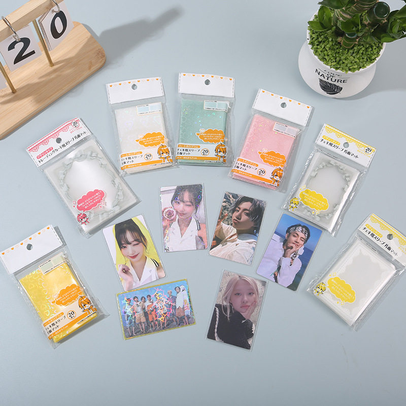 爱豆色卡 卡套 卡膜 40张/包 5.4*8.6  5.5*8.