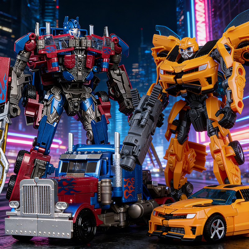 变形玩具汽车机器人金刚大黄蜂擎天手办柱恐龙合金儿童男孩模型,玩具/童车/益智/积木/模型,儿童机器人/变形玩具,淘宝优惠券,粉丝福利购,淘宝优惠卷