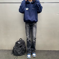 ZLAYCO水洗黑修身纪璇牛仔裤