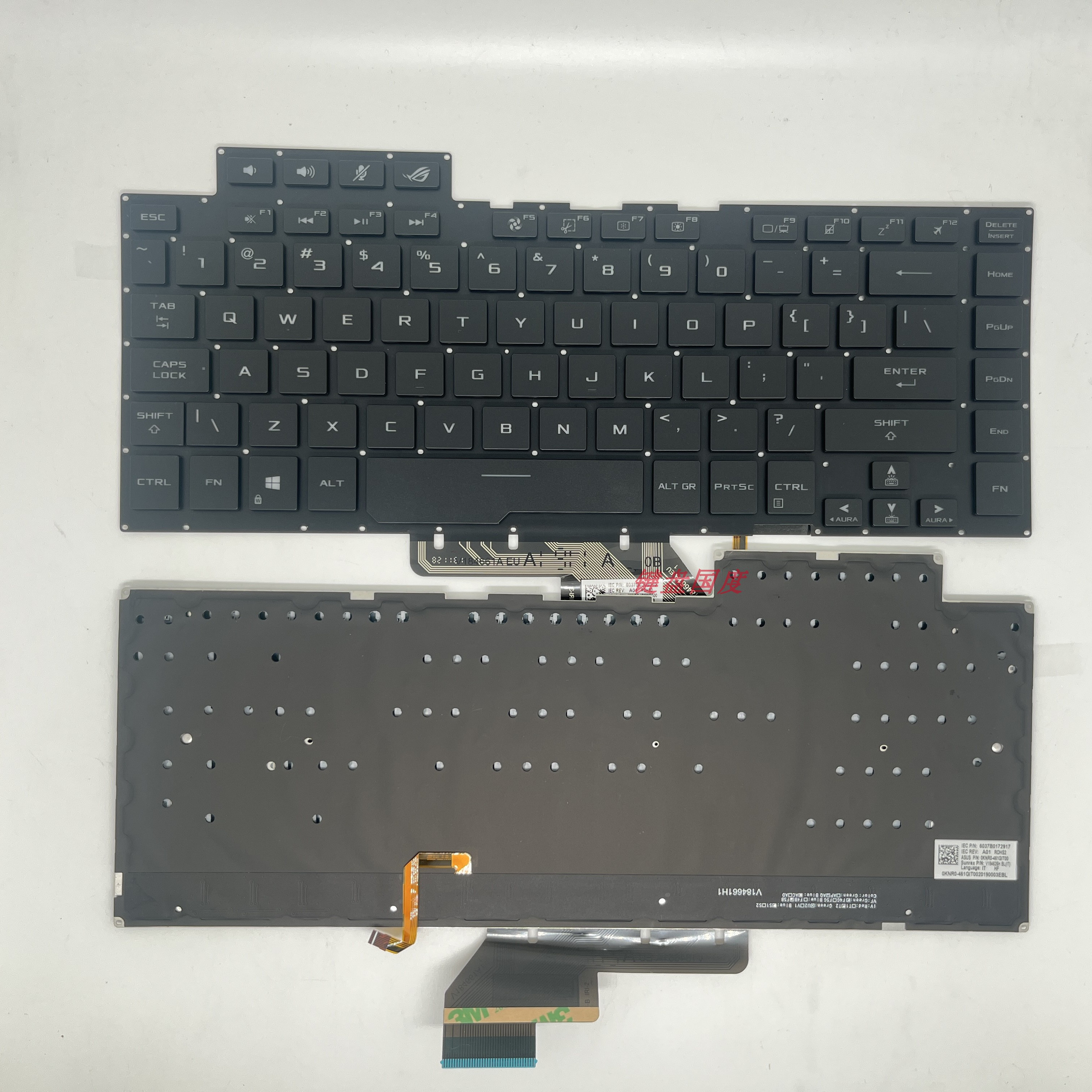适用华硕ASUS GU502LU GU502DU GU502LV GU502LW笔记本键盘GA502