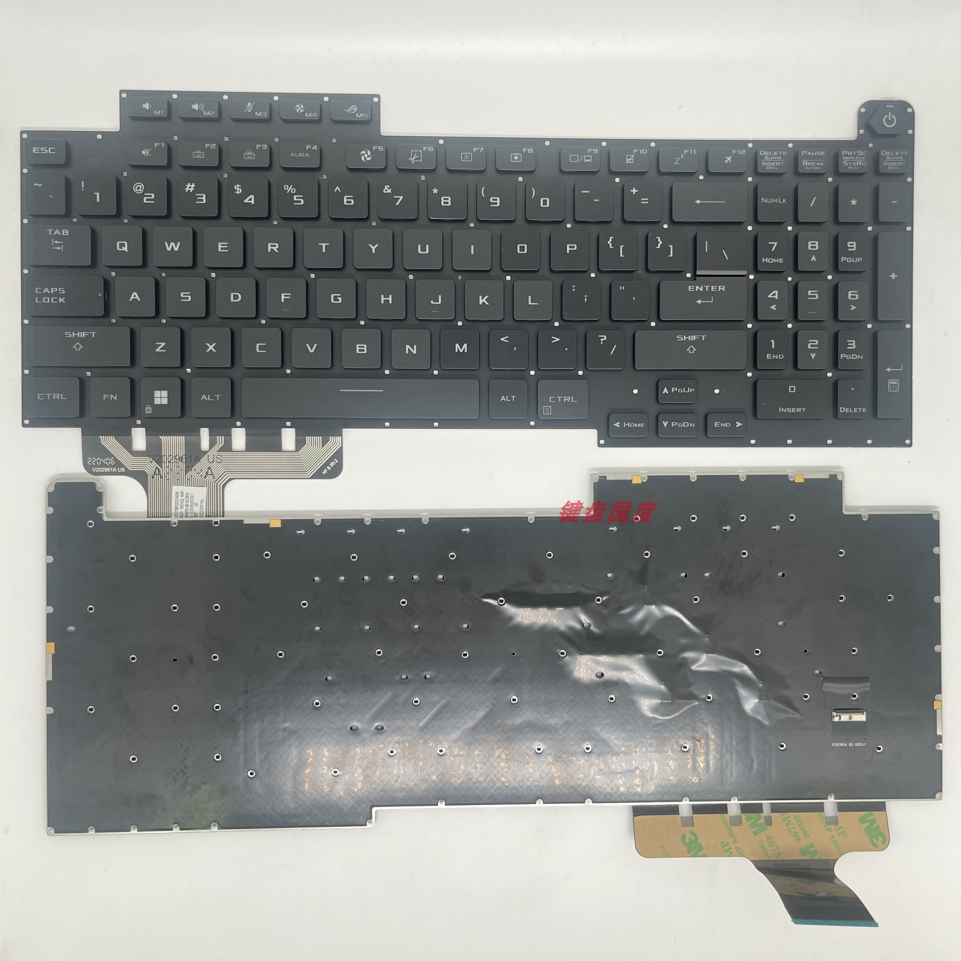 适用RU华硕 ROG魔霸5R Plus G713Q G713P笔记本键盘 G733 枪神6/5